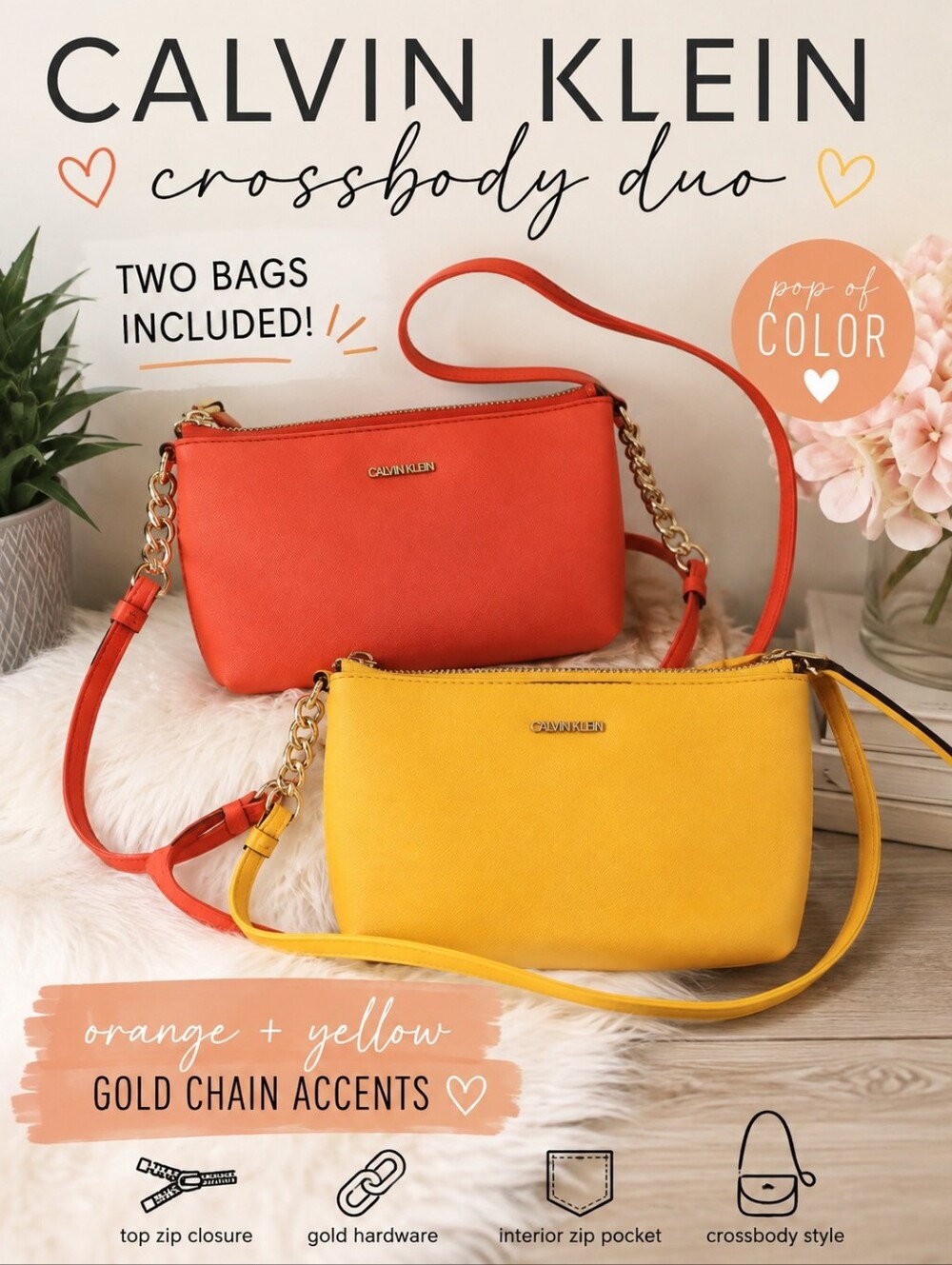 Calvin Klein Crossbody Bag Duo